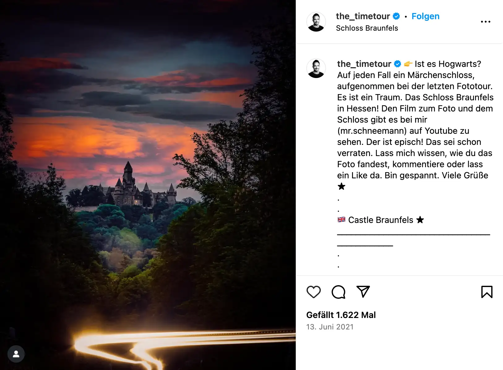 The TIMETOUR auf Instagram